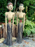 Deko Figuren - "Loro Blonyo" mit beweglichen Armen