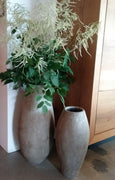 handgemachte Bodenvase in Betonoptik versch. Größen u. Formen