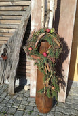 Palmenvase/ Palmentree aus Palmenstamm 1 m hoch