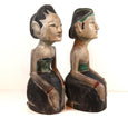 Holzfiguren Set indonesisch / Deko Figuren