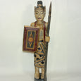 indonesische Deko Figur - Holzfigur Krieger - coole Deko
