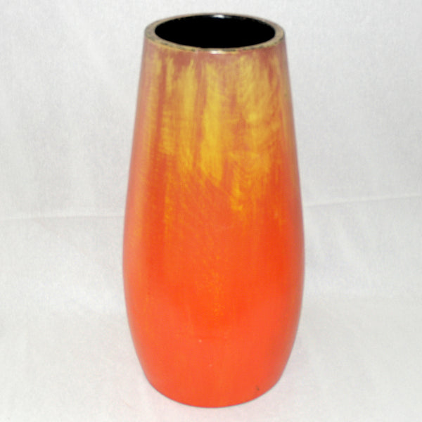 farbenfrohe Holz Vase "Sonne" Bodenvase