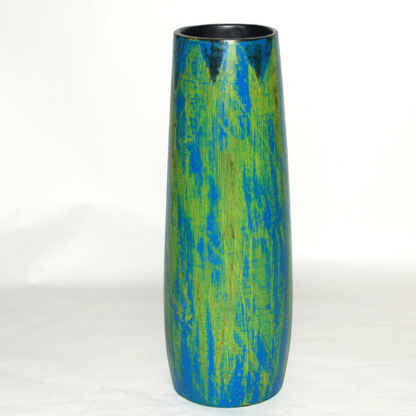 ausgefallene Deko-Vase in blau-grün