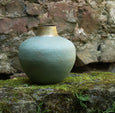 Vase Metall Messing antik