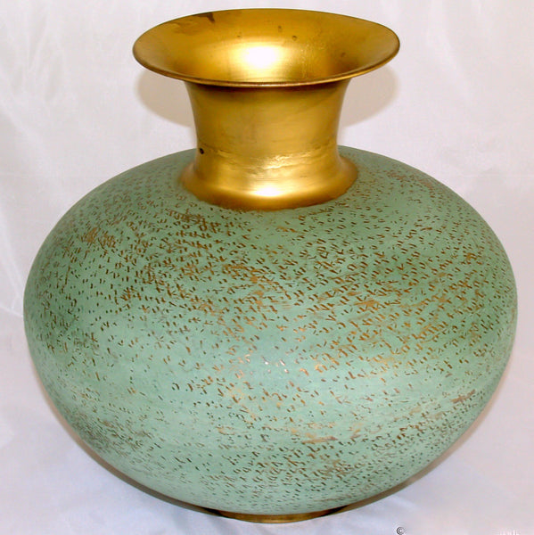 Designer Blumenvase, edle Messingvase, ausgefallene Deko Vase