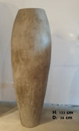 handgemachte Bodenvase in Betonoptik versch. Größen u. Formen