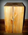 Holzstelen aus Pappel - Blumensäule - massiv