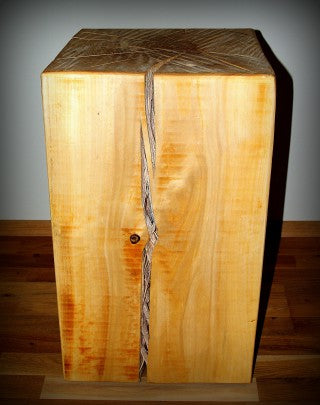 Holzstelen aus Pappel - Blumensäule - massiv