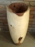 Holzvase natur pur