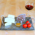 Tablett mit Henkel aus Stein