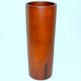 Puristische Vase aus Holz
