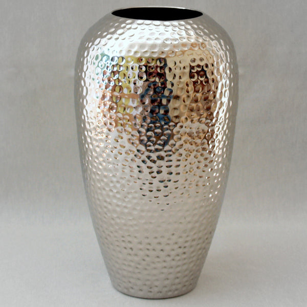 Vase Metall gehämmert hand made