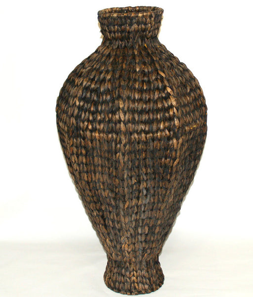 Vase aus Holzfaser / Bodenvase / Dekovase