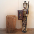 indonesische Deko Figur - Holzfigur Krieger - coole Deko