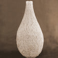edle Vase aus Metall bauchig - Standvase - Bodenvase