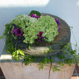 Vase aus Stein flach - Naturstein
