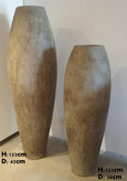 handgemachte Bodenvase in Betonoptik versch. Größen u. Formen