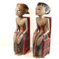 Deko Figuren Loro Blonyo aus Indonesien / Holzfiguren Set