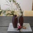 schlanke Holz Vase - Deko Vase