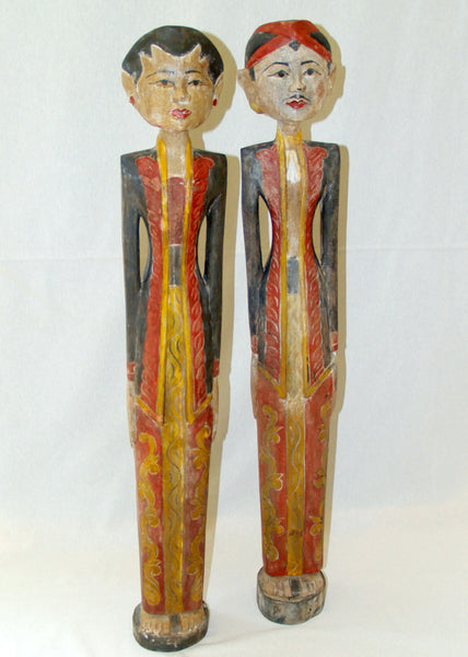Deko Figuren Paar aus Holz