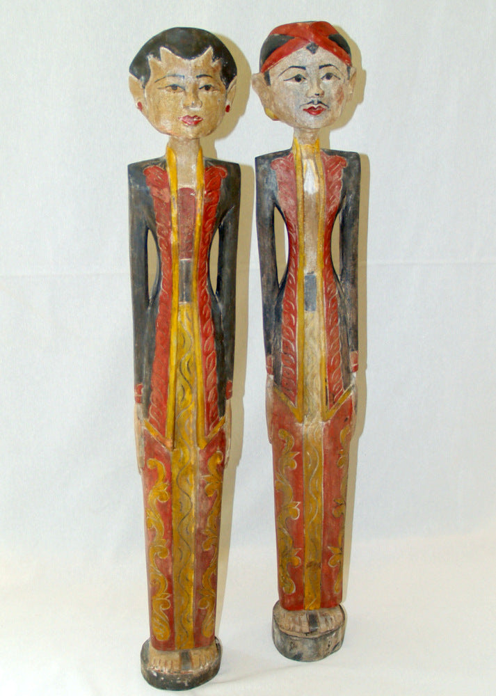 Deko Figuren Paar aus Holz