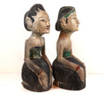 indonesisches Holzfiguren Set / Dekofiguren