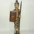 indonesische Dekofigur - Holzfigur Krieger