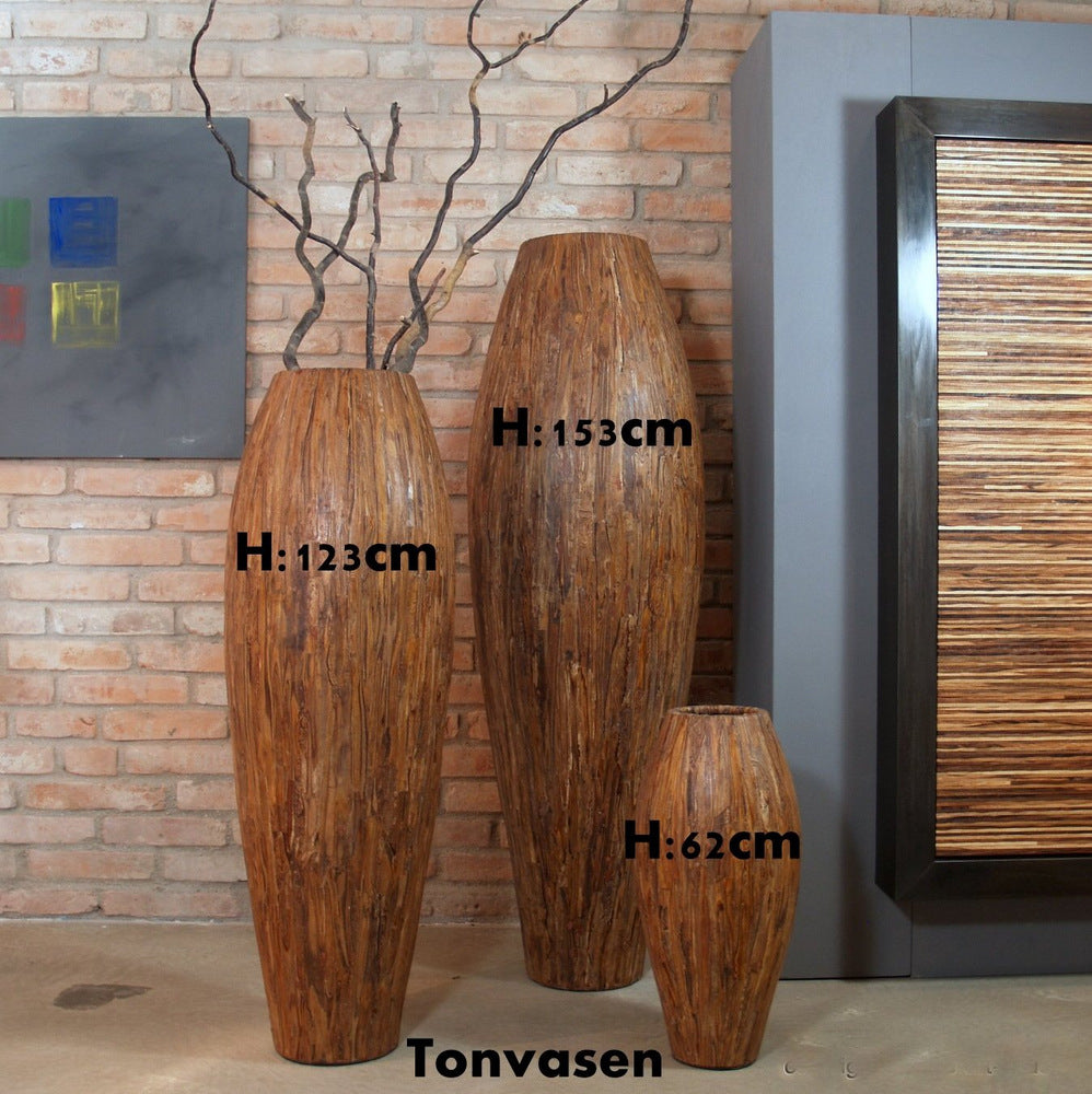 Vase Terrakotta 3er Set
