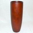 Schlanke Vase aus Holz