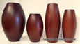 Schlichte Vase aus Holz