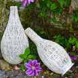 Bauchige Vase aus Metall