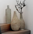 Bauchige Vase aus Metall