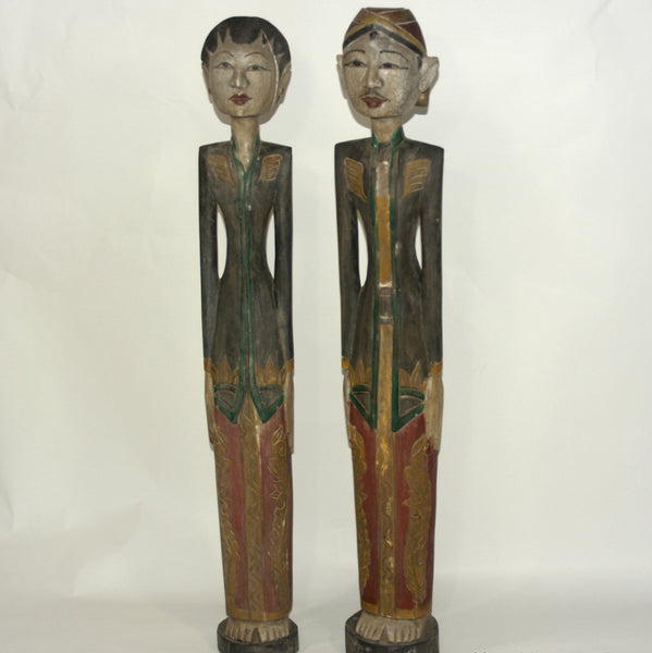 indonesisches Dekofiguren Paar - Loro Blonyo die "Unzertrennlichen"